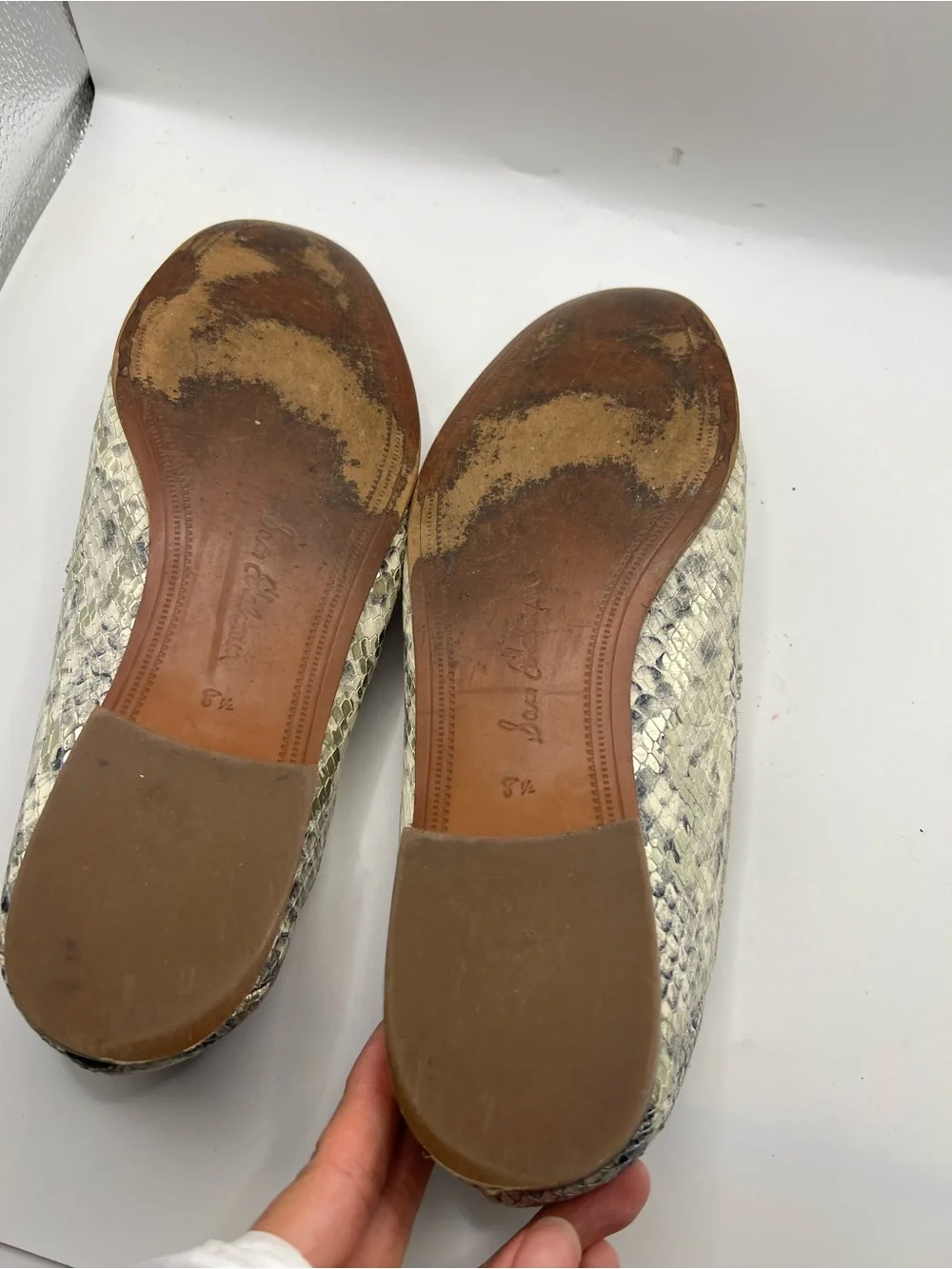 Sam Edelman Loraine Stone Almond Toe Slip On Mocasines